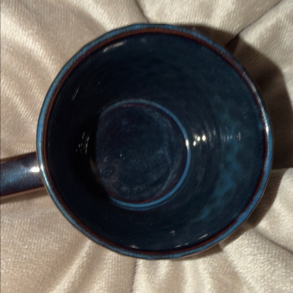 Starbucks 2017 Anniversary Siren Scales Mug 12oz Honeycomb Blue Cream Brown - Picture 3 of 4